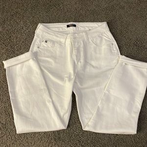 Curve Appeal size 6 white jean pants
